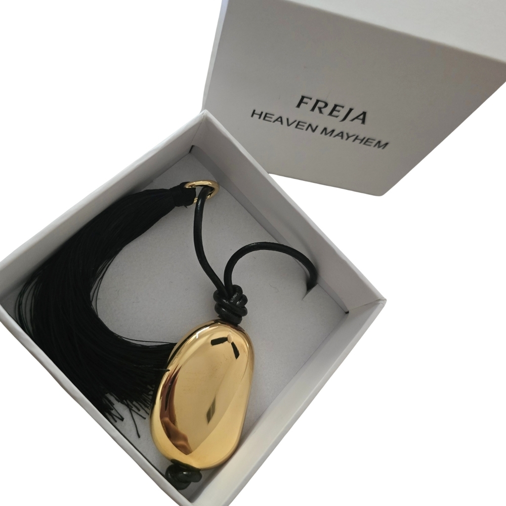 Freja Heaven Mayhem Julia Gold and Black Purse Charm Bag Charm NEW in Box